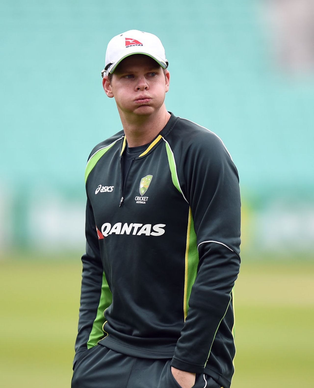 Steve Smith endures a chilly training session ahead of the final Investec Test at The Oval with the Ashes already relinquished