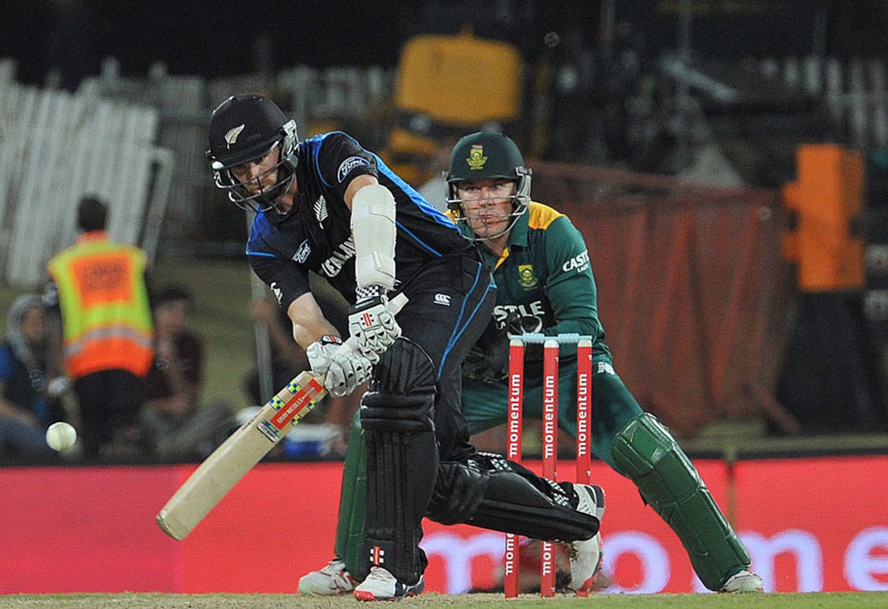 Kane Williamson made a fluent 47, South Africa v New Zealand, 1st ODI, Centurion, August 19, 2015