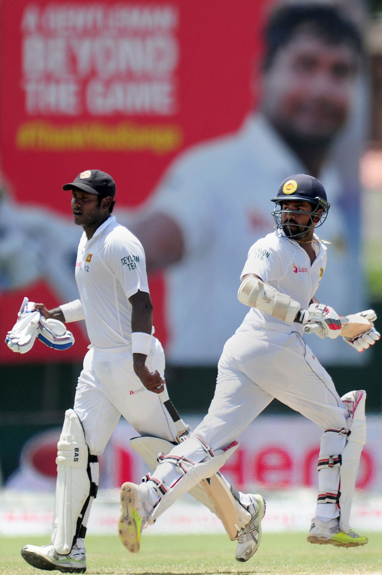 Angelo Mathews and Lahiru Thirimanne were involved in a century stand, Sri Lanka v India, 2nd Test, Colombo, 3rd day, August 22, 2015