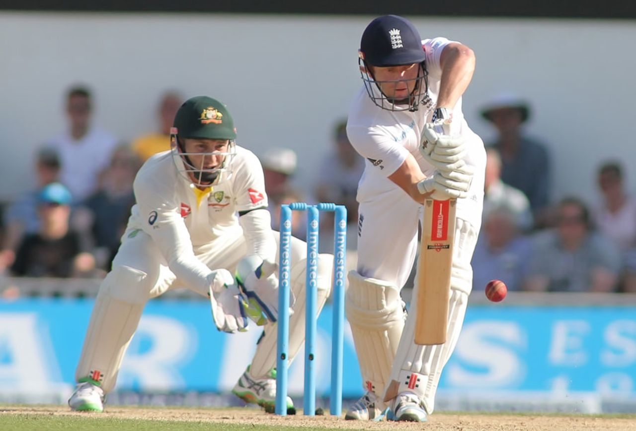 Jonny Bairstow meekly inside-edged Nathan Lyon to short leg, England v Australia, 5th Investec Ashes Test, The Oval, 3rd day, August 22, 2015