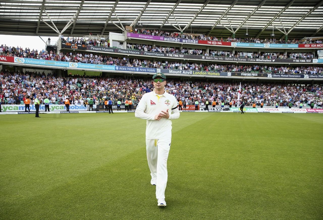 Michael Clarke ended his international career with a big win, England v Australia, 5th Investec Ashes Test, The Oval, 4th day, August 23, 2015
