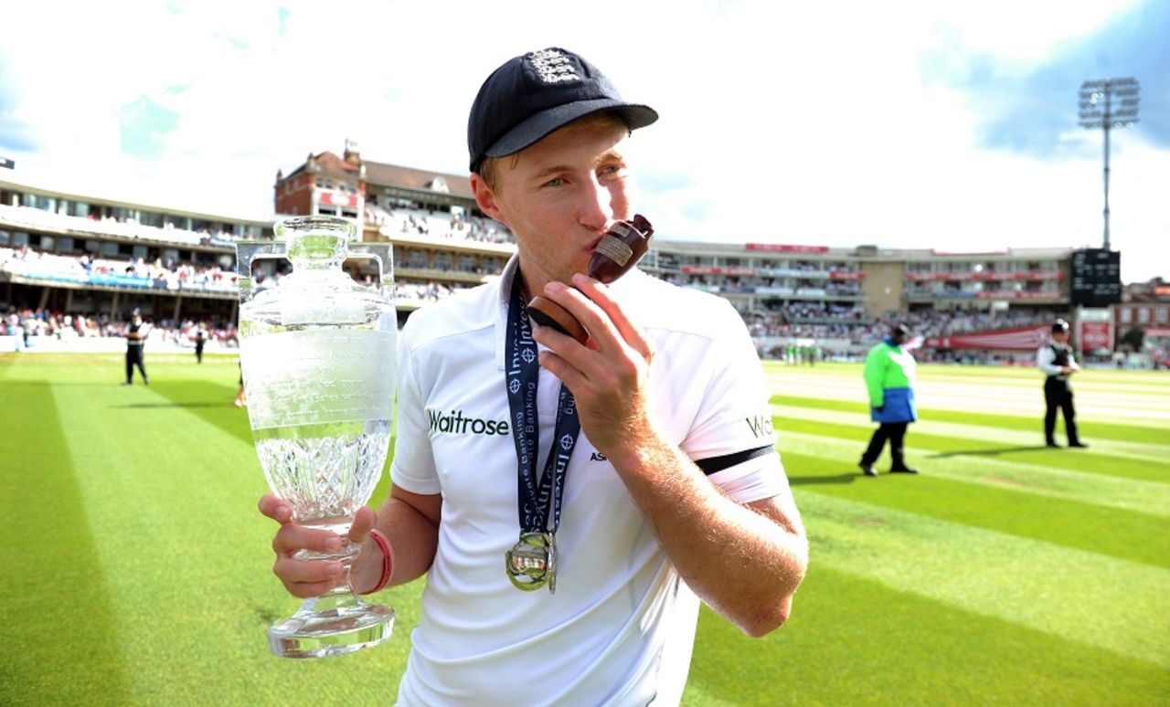 Joe Root was named England's Man of the Series, England v Australia, 5th Investec Ashes Test, The Oval, 4th day, August 23, 2015