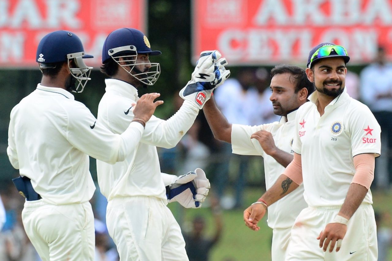 Amit Mishra snared three wickets on the last day, Sri Lanka v India, 2nd Test, P Sara Oval, Colombo, 5th day, August 24, 2015