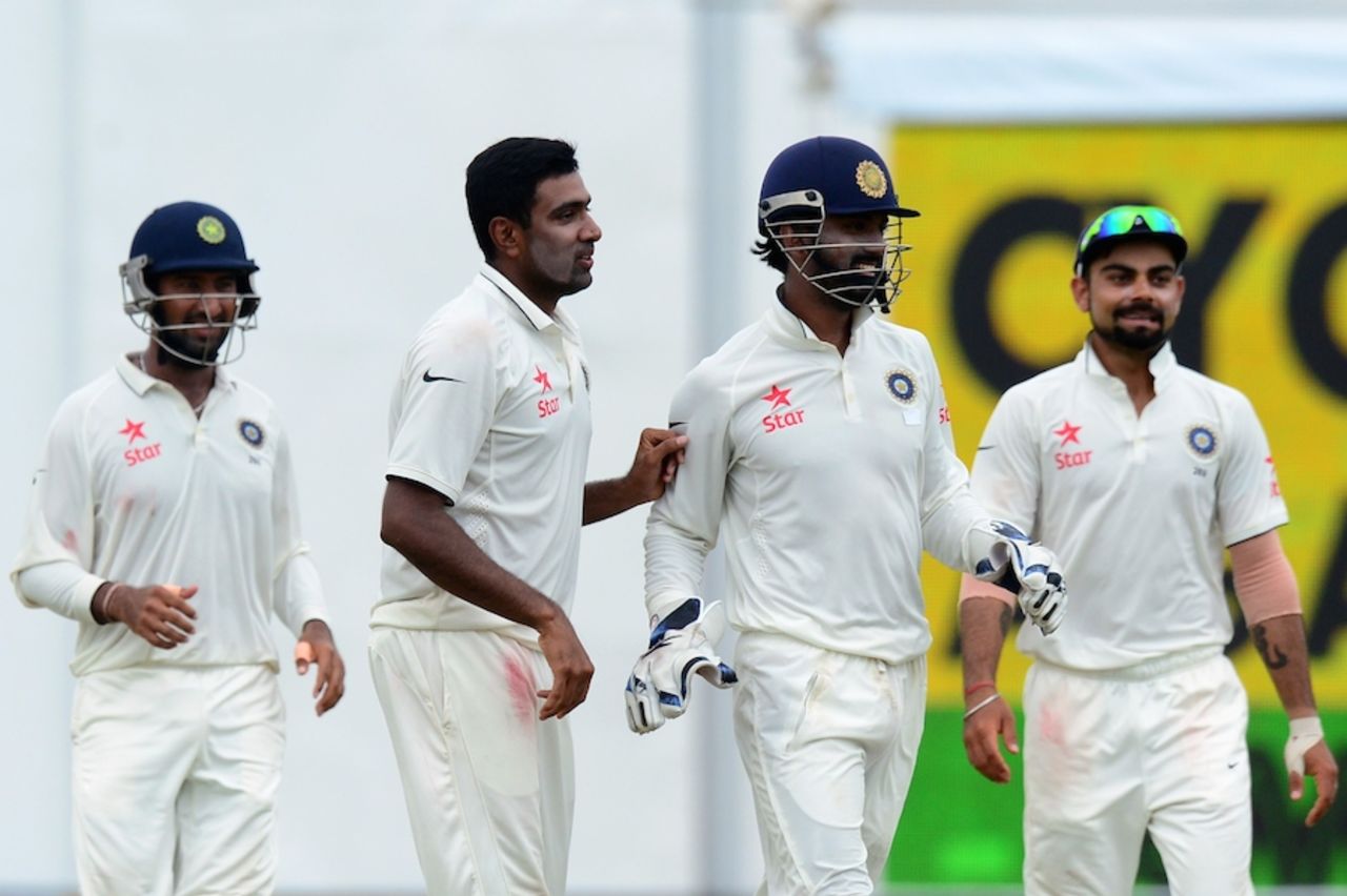 R Ashwin left many Sri Lankan batsmen struggling, Sri Lanka v India, 2nd Test, P Sara Oval, Colombo, 5th day, August 24, 2015