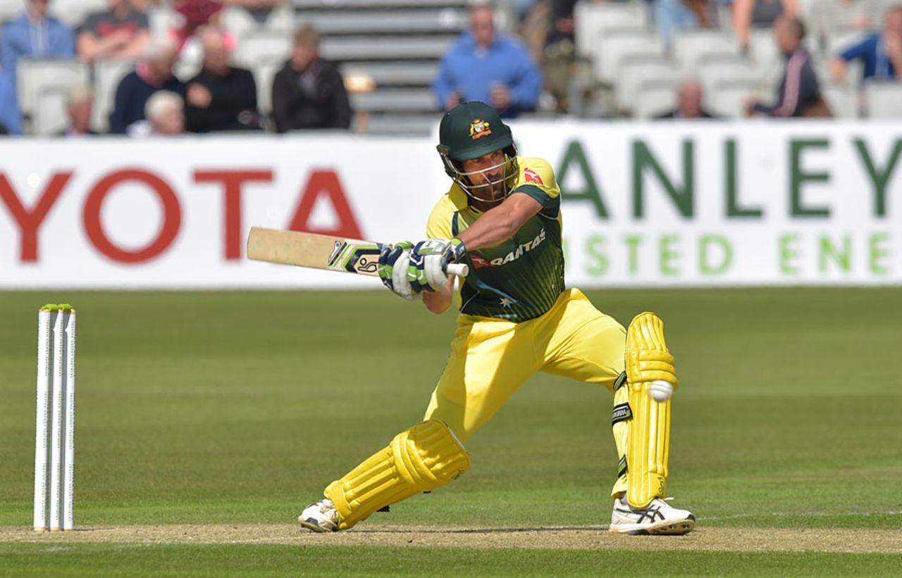 Joe Burns made 69 in a productive opening stand, Ireland v Australia, Only ODI, Stormont, August 27, 2015