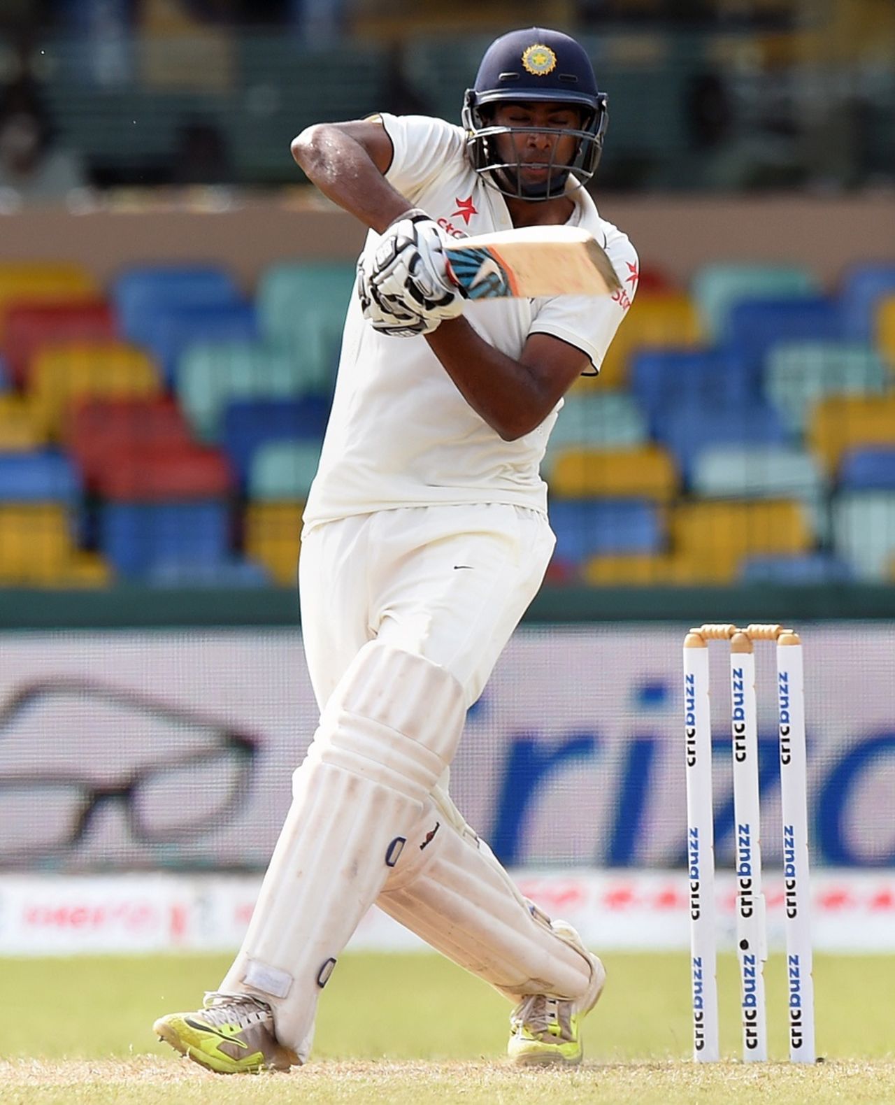 R Ashwin hit 58 off 87 balls, Sri Lanka v India, 3rd Test, SSC, Colombo, 4th day, August 31, 2015