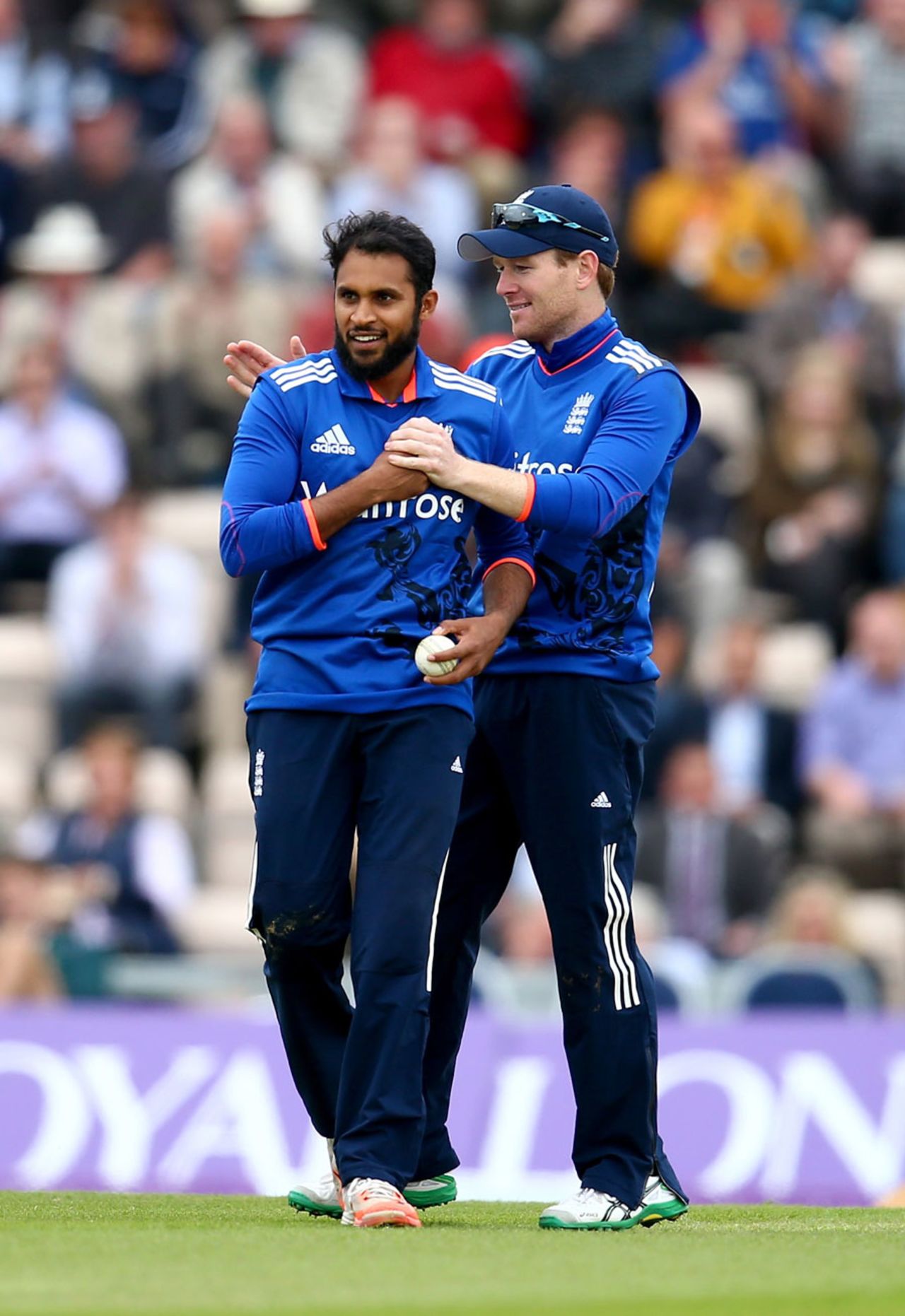 Adil Rashid made the breakthrough, England v Australia, 1st ODI, Ageas Bowl, September 3, 2015