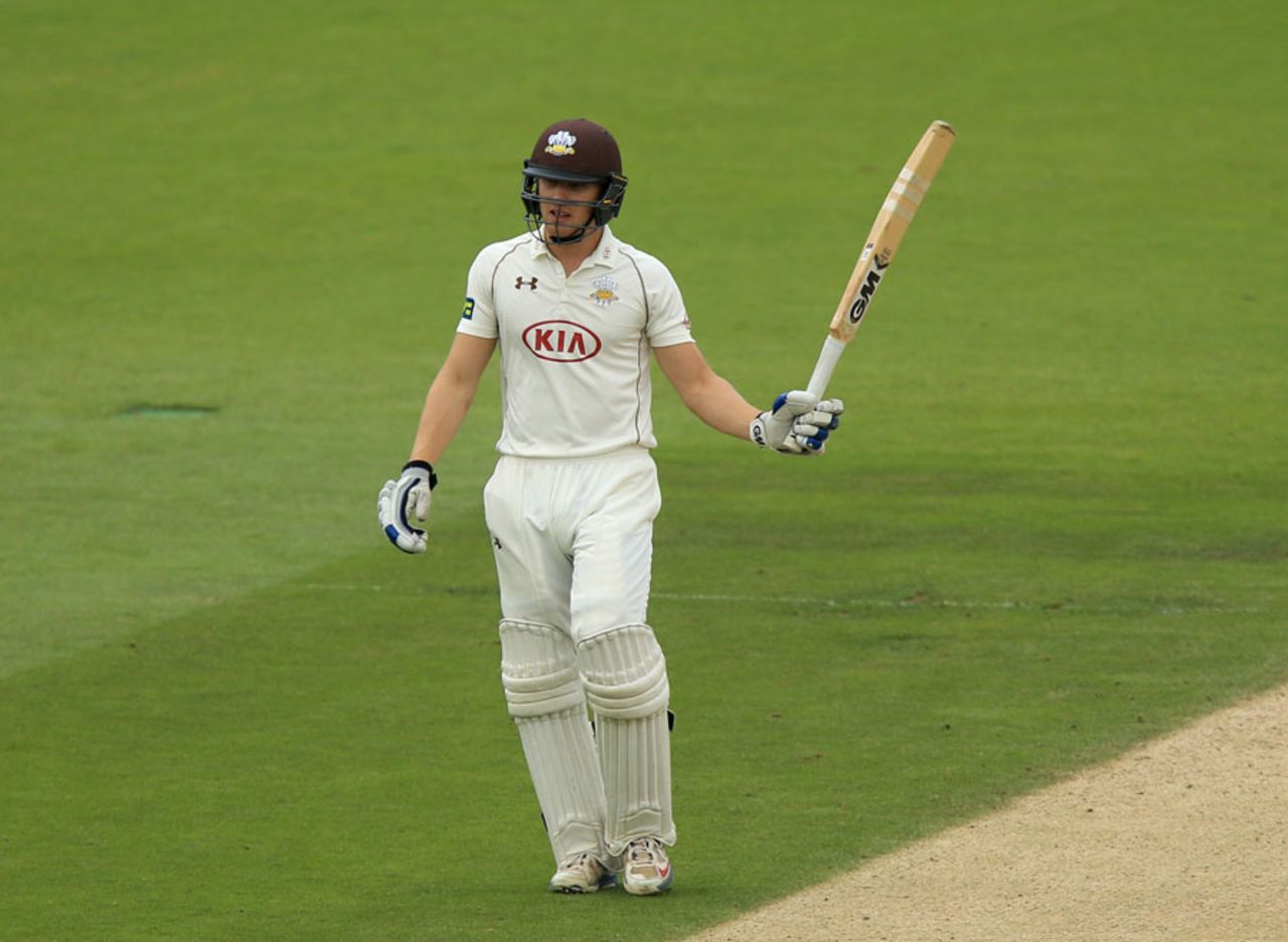 Zafar Ansari went on to make a century, Surrey v Derbyshire, LV= County Championship, Division Two, Kia Oval, 3rd day, September 3, 2015