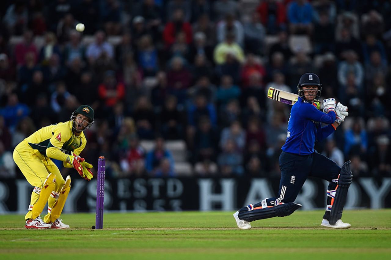 Jason Roy departed when he picked out cover, England v Australia, 1st ODI, Ageas Bowl, September 3, 2015