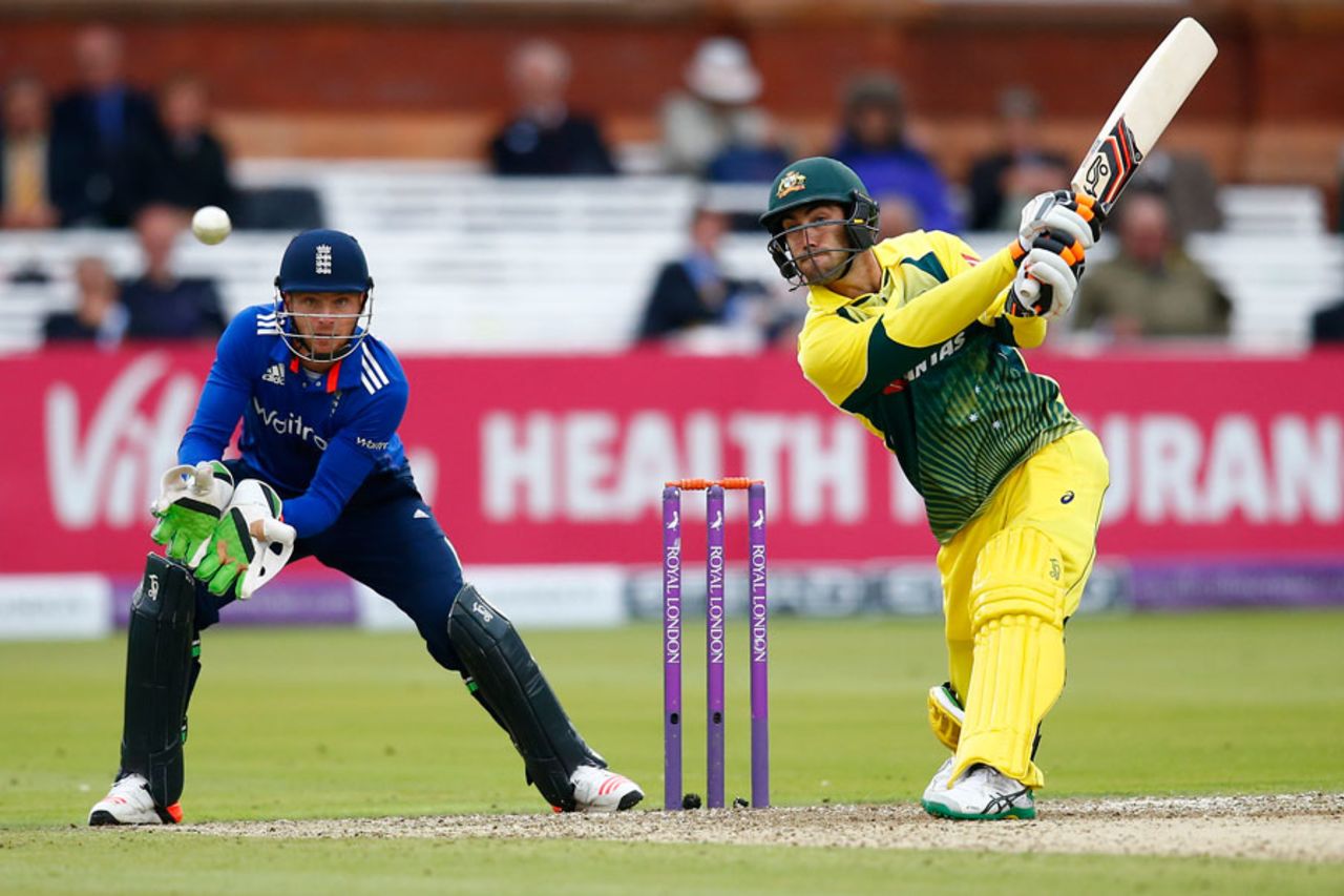 Glenn Maxwell made an enterprising 38-ball 49, England v Australia, 2nd ODI, Lord's, September 5, 2015