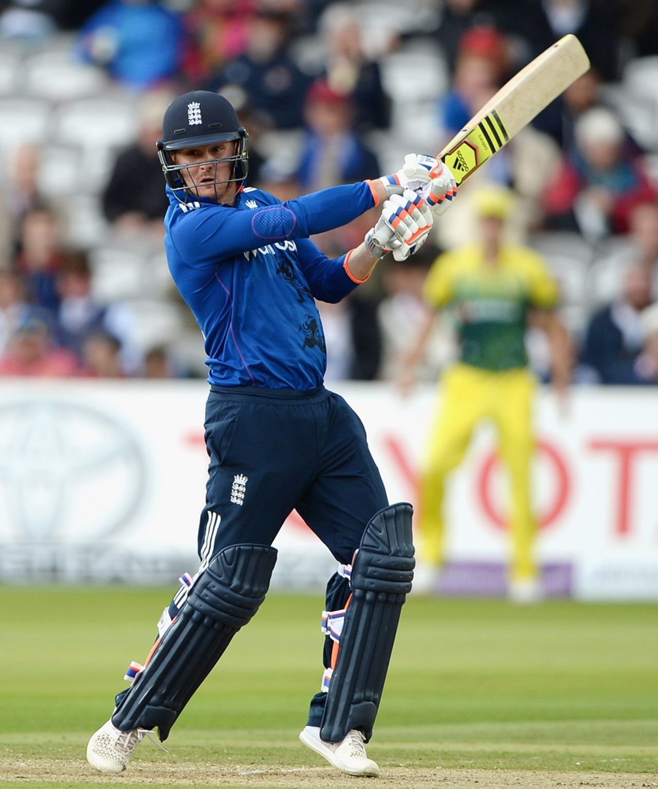 Jason Roy plays a cut, England v Australia, 2nd ODI, Lord's, September 5, 2015