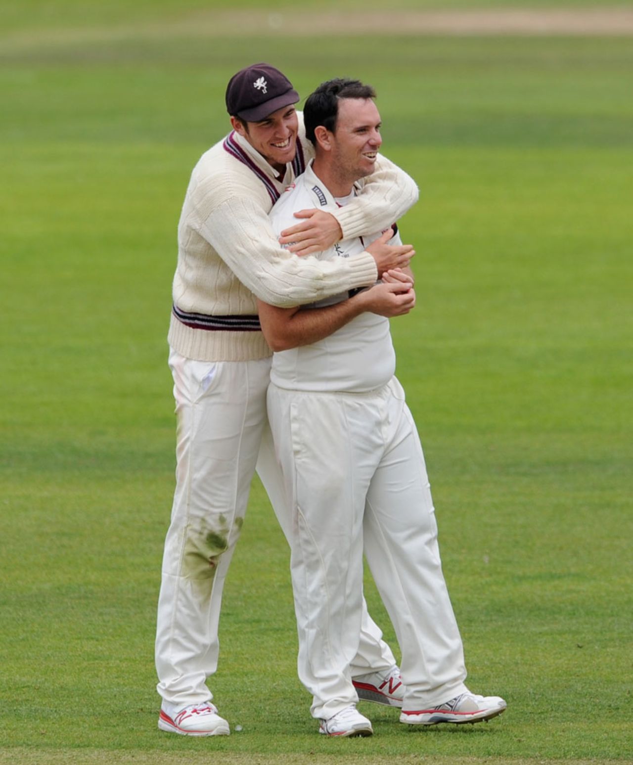 Jim Allenby took three wickets in six balls, Hampshire v Somerset, County Championship, Division One, Taunton, 1st day, September 9, 2015