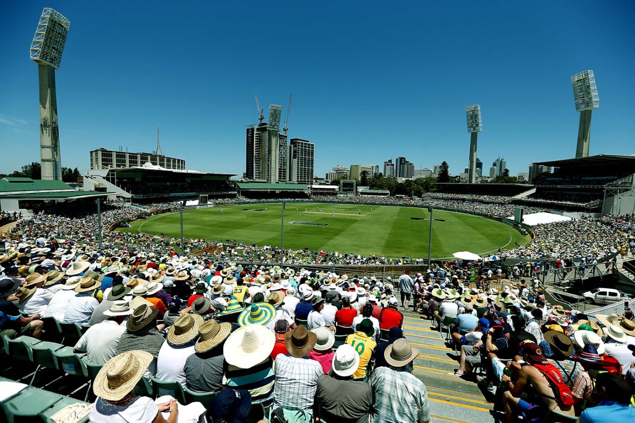 Spectators enjoy a day out at the WACA, Australia v England, 3rd Test, Perth, 1st day, December 13, 2013