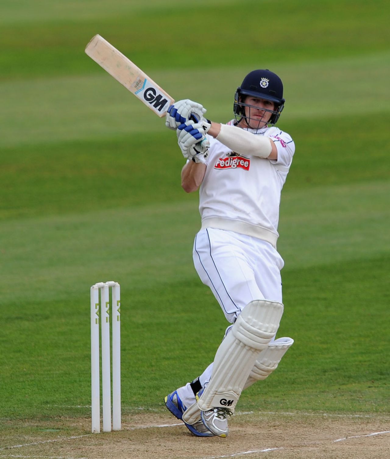 Jimmy Adams finished the day unbeaten on 117, Hampshire v Somerset, County Championship, Division One, Taunton, 3rd day, September 11, 2015