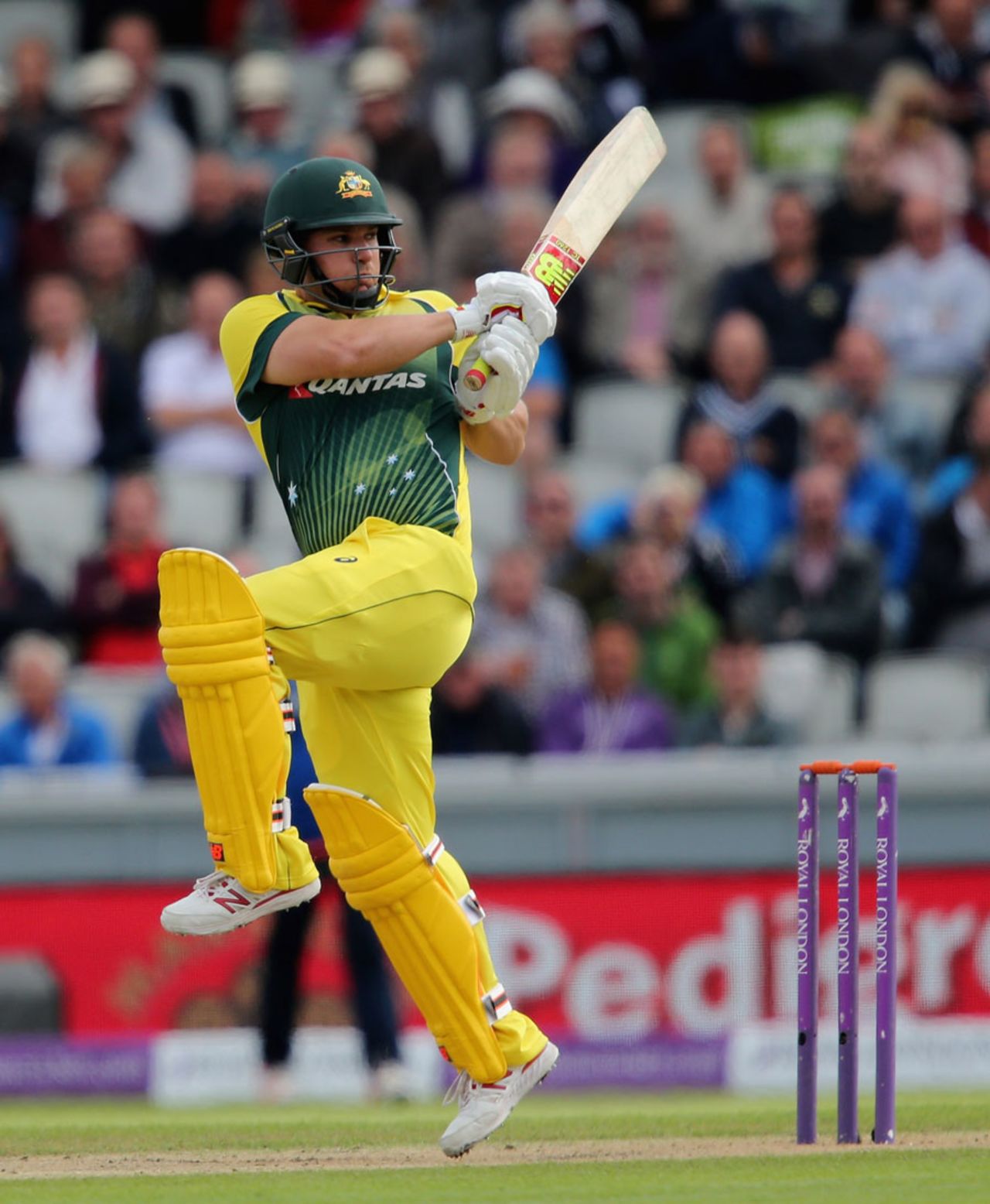 Aaron Finch saw Australia through to lunch, England v Australia, 5th ODI, Old Trafford, September 13, 2015