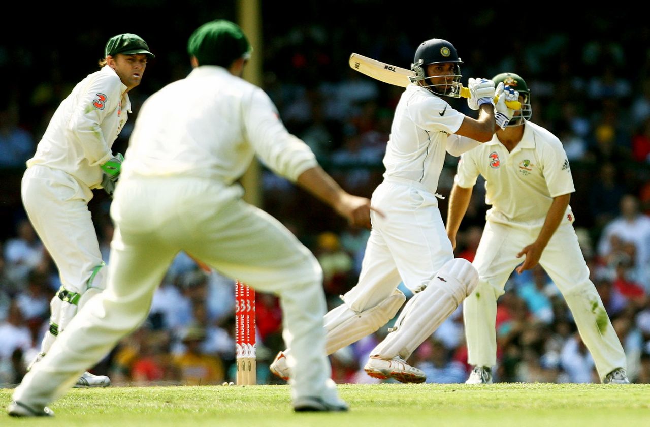 VVS Laxman finds the gaps, Australia v India, 2nd Test, Sydney, 2nd day, January 3, 2008