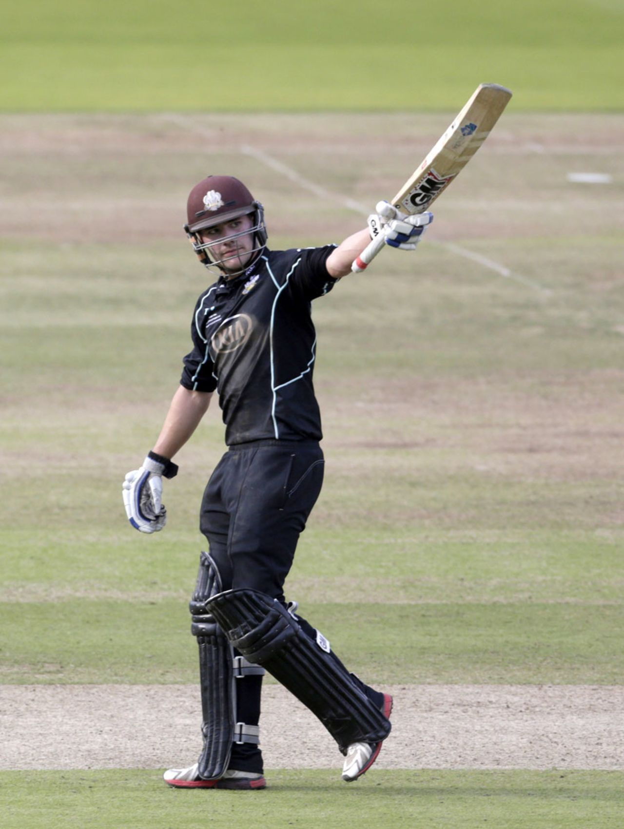Rory Burns acknowledges his fifty, Gloucestershire v Surrey, Royal London Cup final, Lord's, September 19, 2015