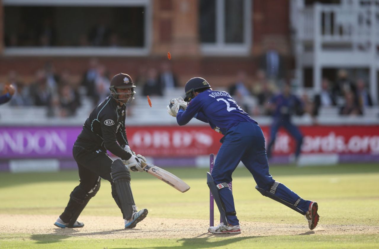 Azhar Mahmood was stumped for 5, Gloucestershire v Surrey, Royal London Cup final, Lord's, September 19, 2015