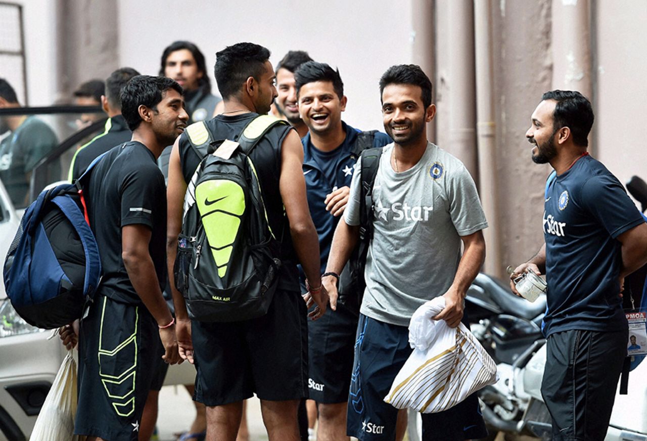 India players gather at the National Cricket Academy ahead of a training camp, September 22, 2015