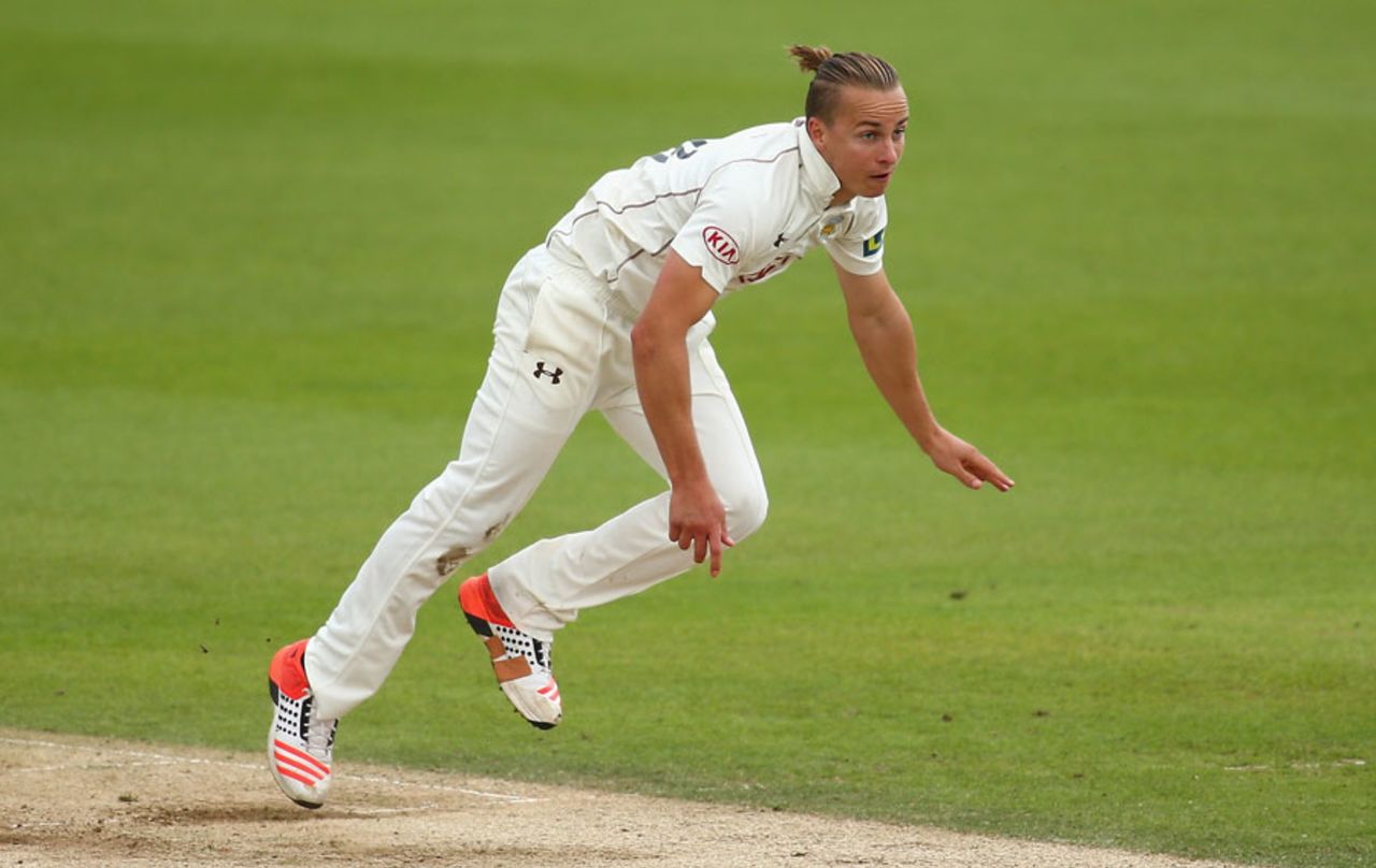 Tom Curran rounded up 7 for 35, Surrey v Northamptonshire, County Championship, Division Two, 3rd day, September 24, 2015