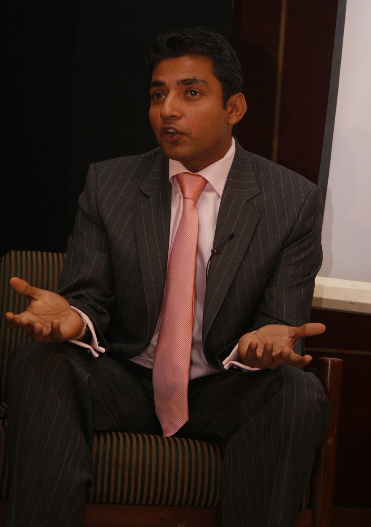 Ajay Jadeja during a book launch, Delhi, February 19, 2007