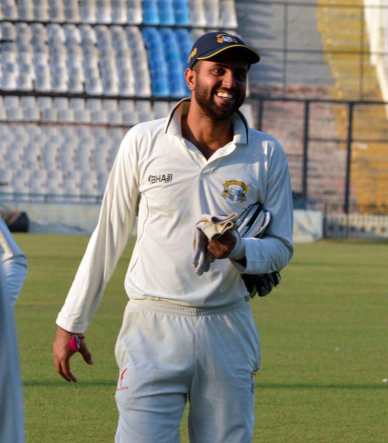 Gitansh Khera finished with 102 not out as Punjab piled up 604 for 5 declared, Punjab v Railways, Ranji Trophy 2015-16, Group B, Mohali, 2nd day, October 2, 2015