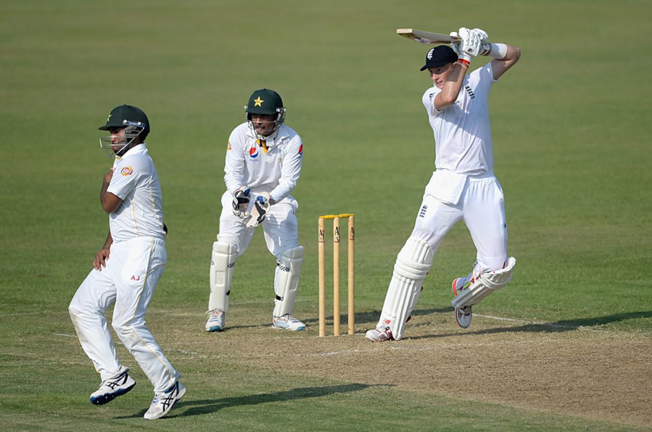 Joe Root eased back into the grove with a half-century, Pakistan A v England XI, Sharjah, 1st day, October 5, 2015