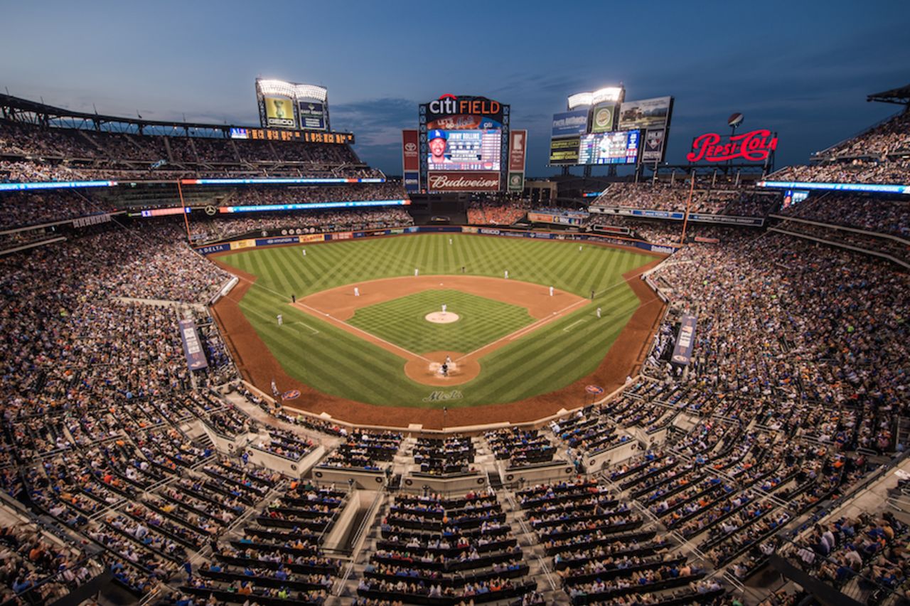 A general view of the Citi Field Stadium from the upper deck, New York Mets v Los Angeles Dodgers, New York, July 25, 2015