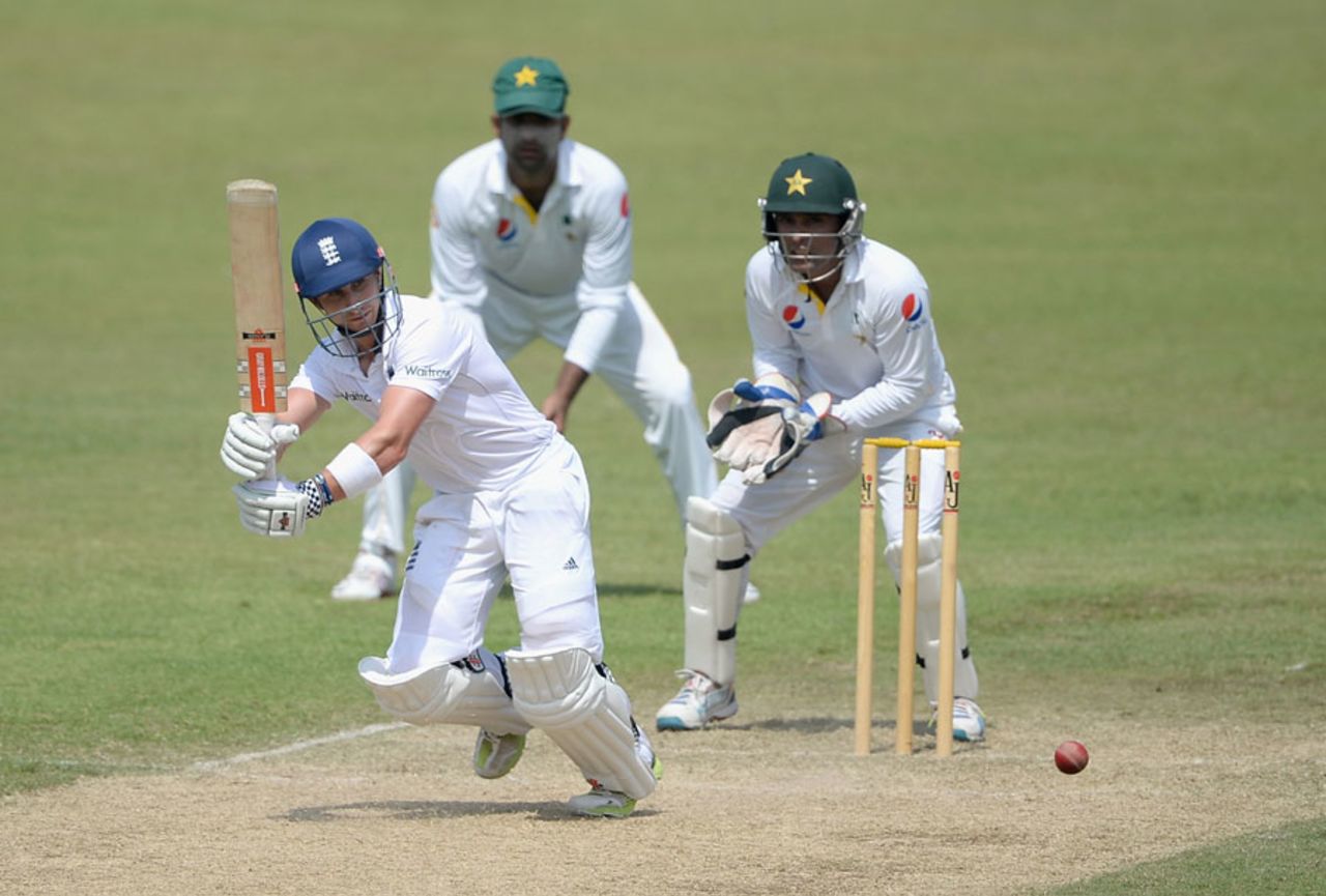 James Taylor made 45 before retiring, Pakistan A v England XI, Sharjah, Tour match, 2nd day, October 9, 2015