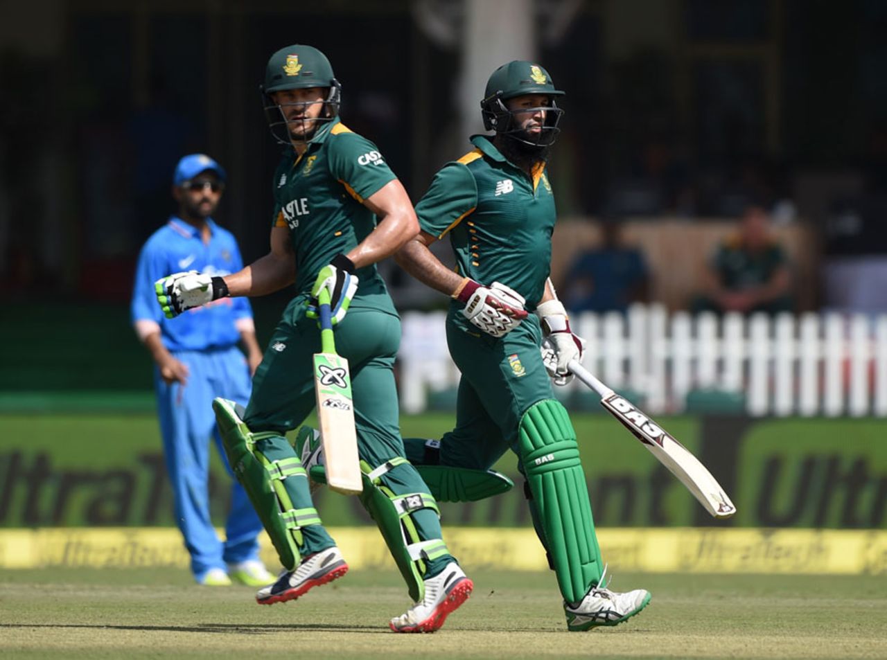 Faf du Plessis and Hashim Amla added 59 together, India v South Africa, 1st ODI, Kanpur, October 11, 2015