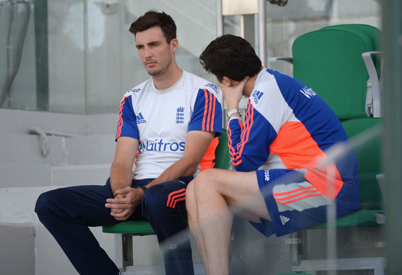 Steven Finn was ruled out of contention for the first Test, Abu Dhabi, October 12, 2015