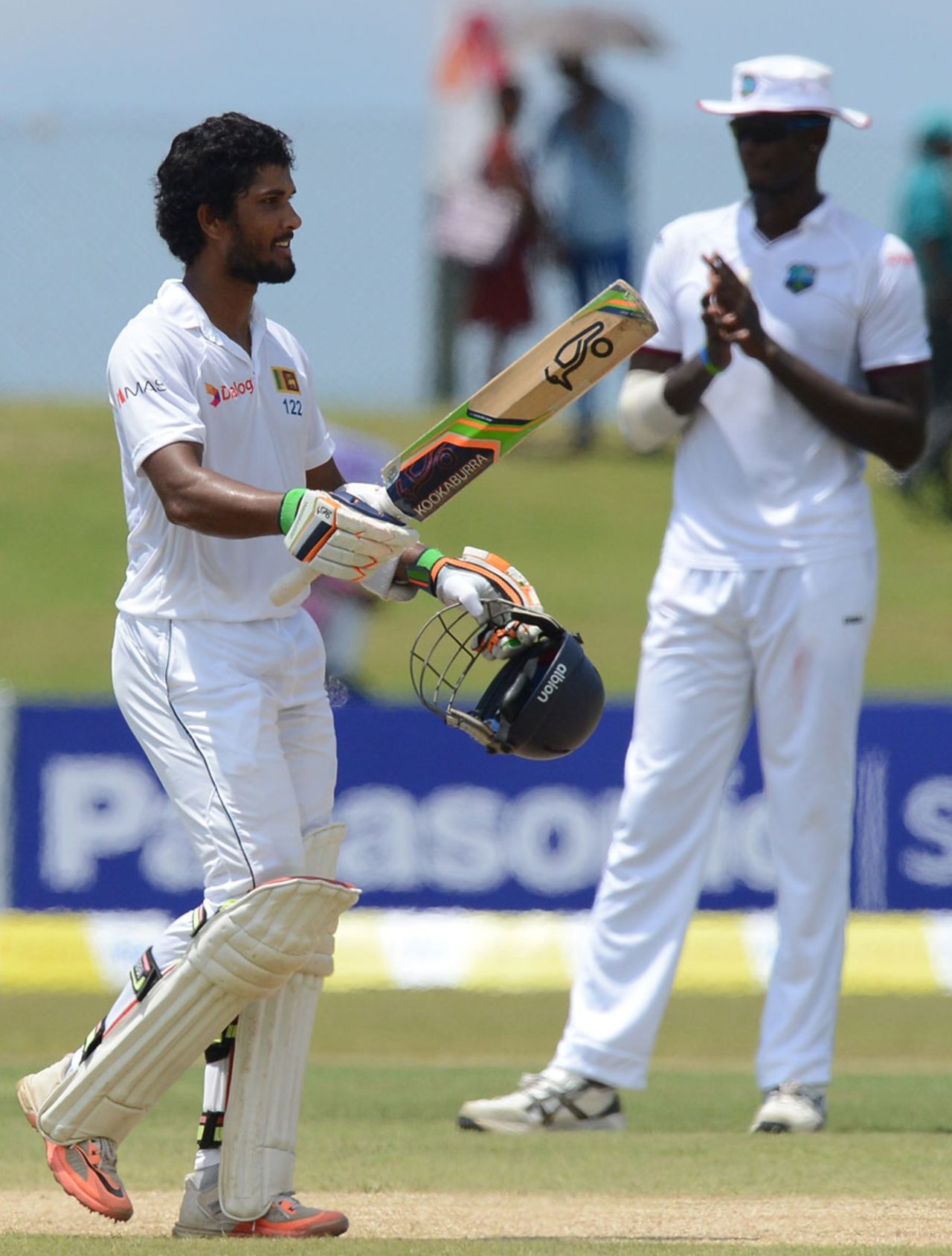 Dinesh Chandimal struck his second consecutive hundred in Galle, Sri Lanka v West Indies, 1st Test, Galle, 2nd day, October 15, 2015
