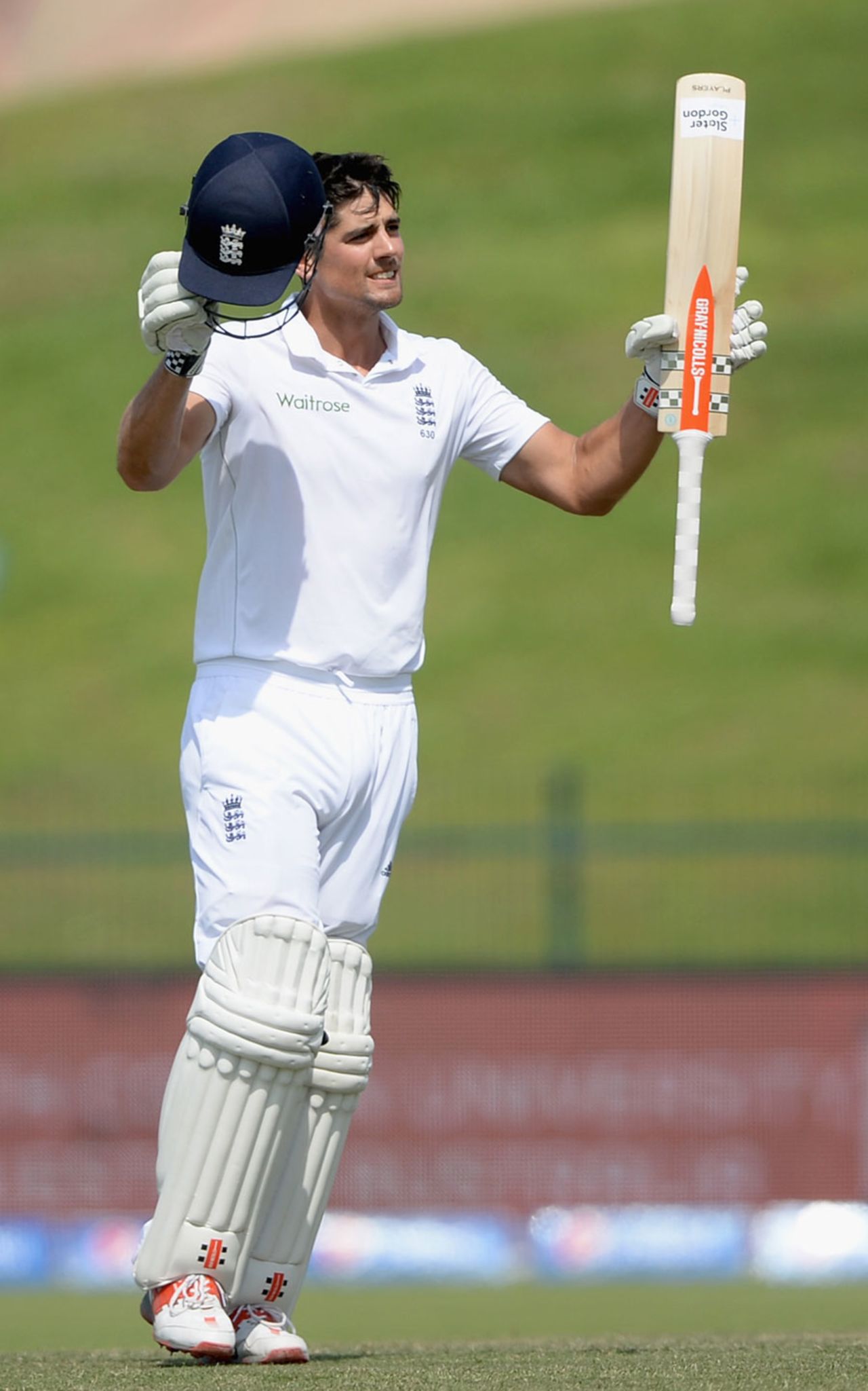 Alastair Cook racked up his 28th Test hundred, Pakistan v England, 1st Test, Abu Dhabi, 3rd day, October 15, 2015