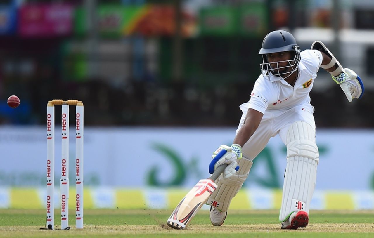 Kusal Mendis hurries to make his ground, Sri Lanka v West Indies, 2nd Test, Colombo, 1st day, October 22, 2015