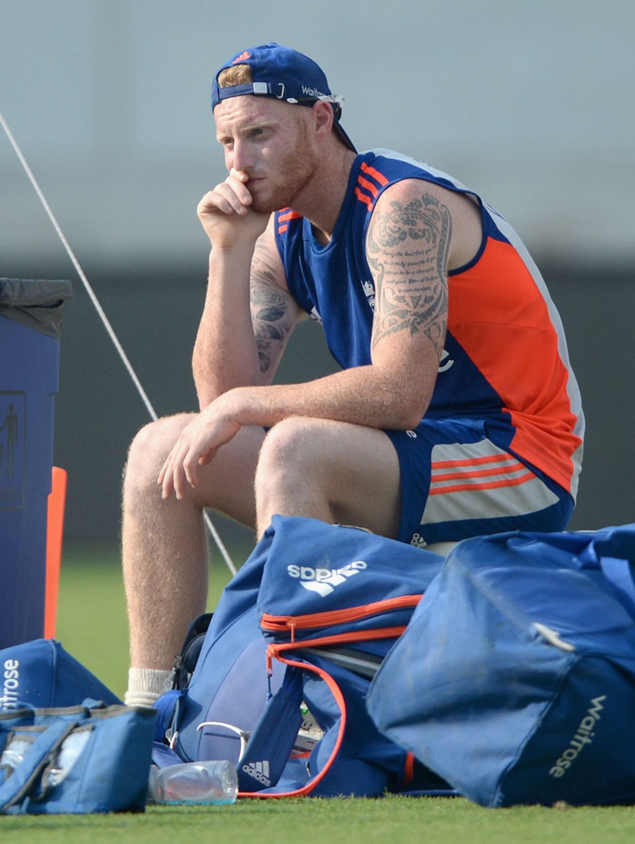 Ben Stokes declared himself fit after a stomach bug, Pakistan v England, second Test, Dubai, 1st day