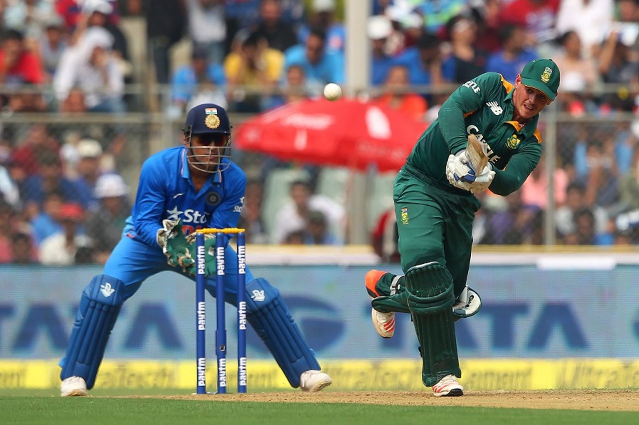 Quinton de Kock gave South Africa a quick start, India v South Africa, 5th ODI, Mumbai, October 25, 2015