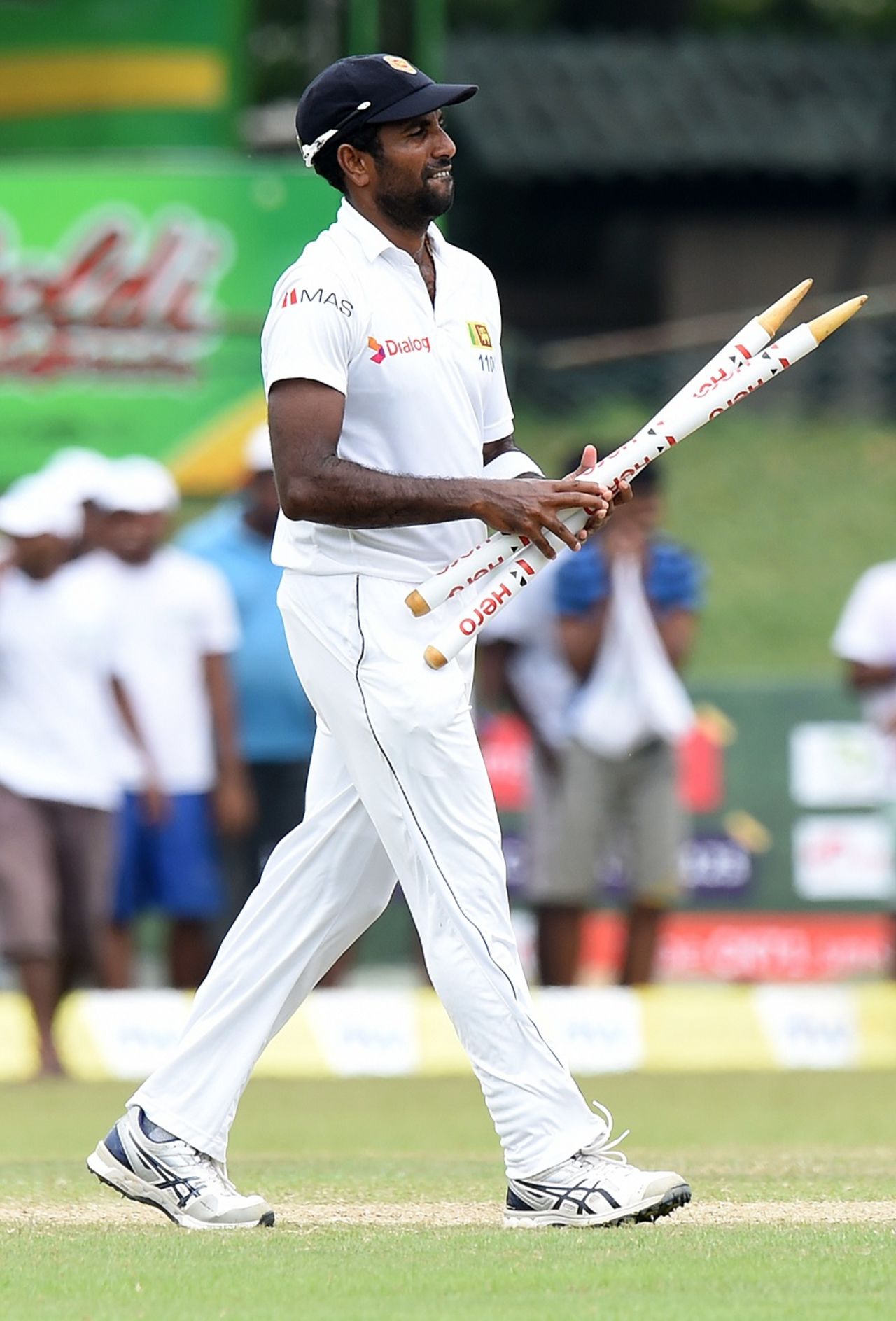 Dhammika Prasad took nine wickets in the series, Sri Lanka v West Indies, 2nd Test, P Sara Oval, Colombo, 5th day, October 26, 2015