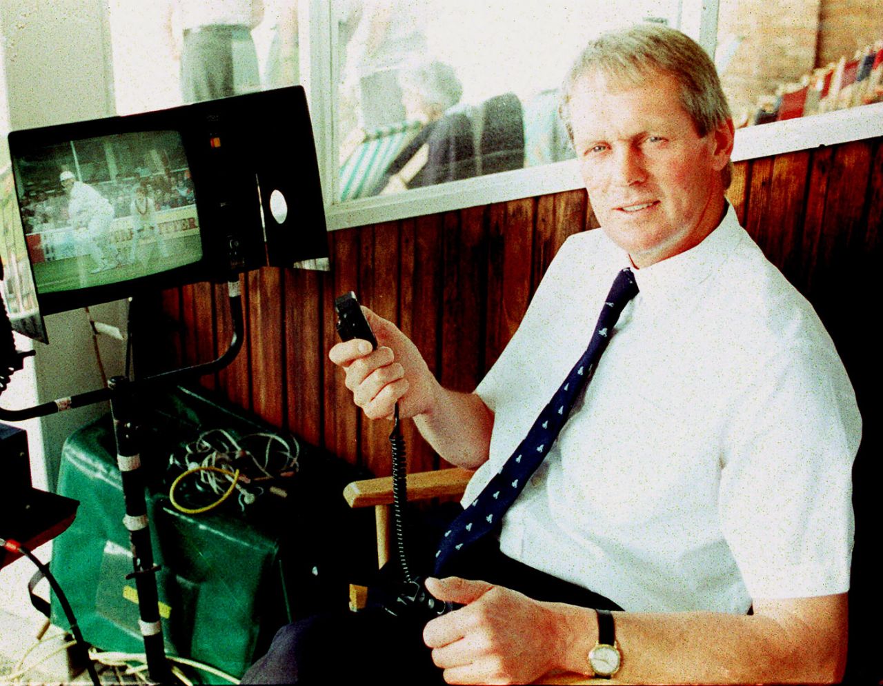 Umpire Chris Balderstone played professional cricket and football, June 8, 1993