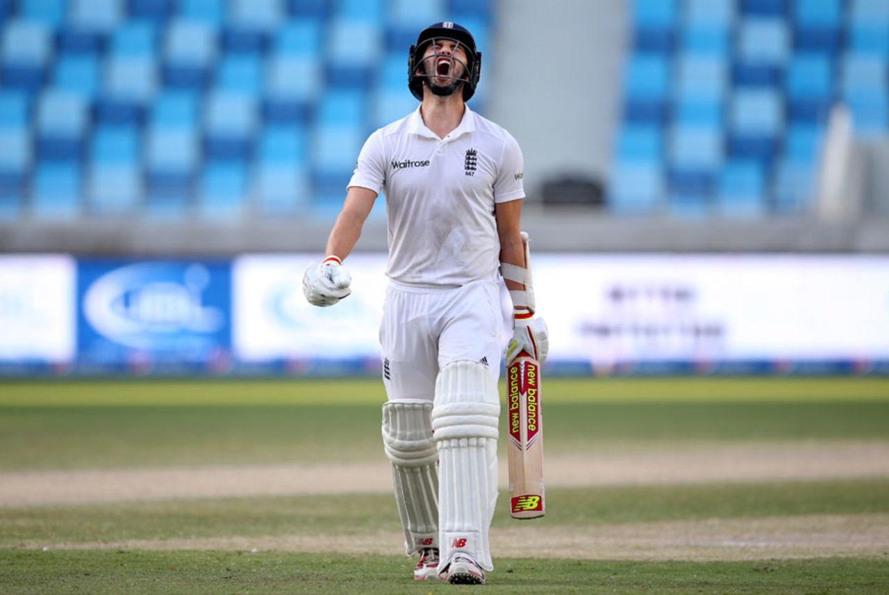 Mark Wood batted almost two hours for 29, Pakistan v England, 2nd Test, Dubai, 5th day, October 26, 2015