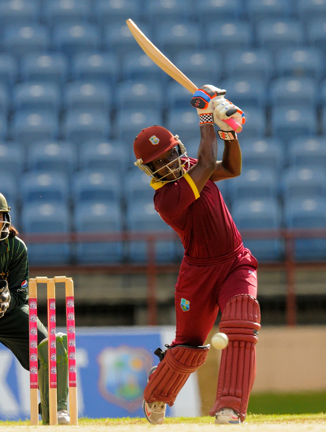 Deandra Dottin chipped in with two wickets and a brisk 38 not out, West Indies v Pakistan, 1st women's T20, Grenada, October 29, 2015