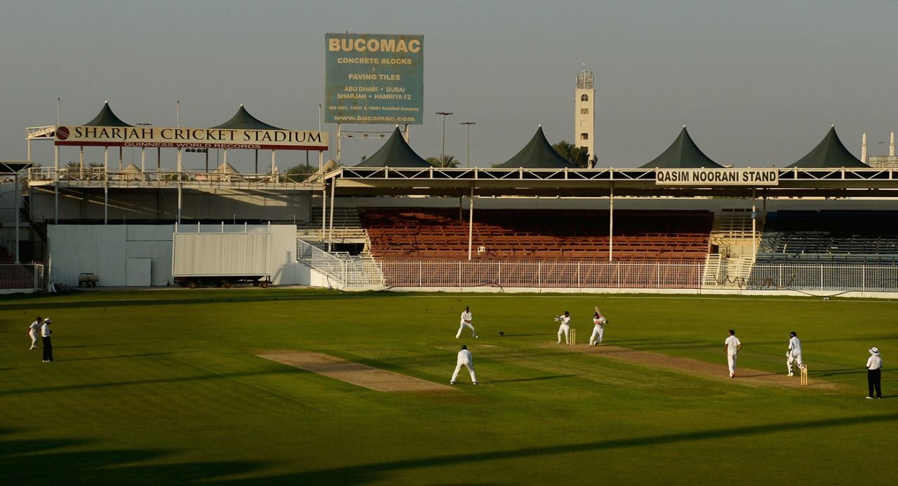 Jonathan Bairstow bats in Sharjah, Pakistan A v England XI, Sharjah, 1st day, October 5, 2015
