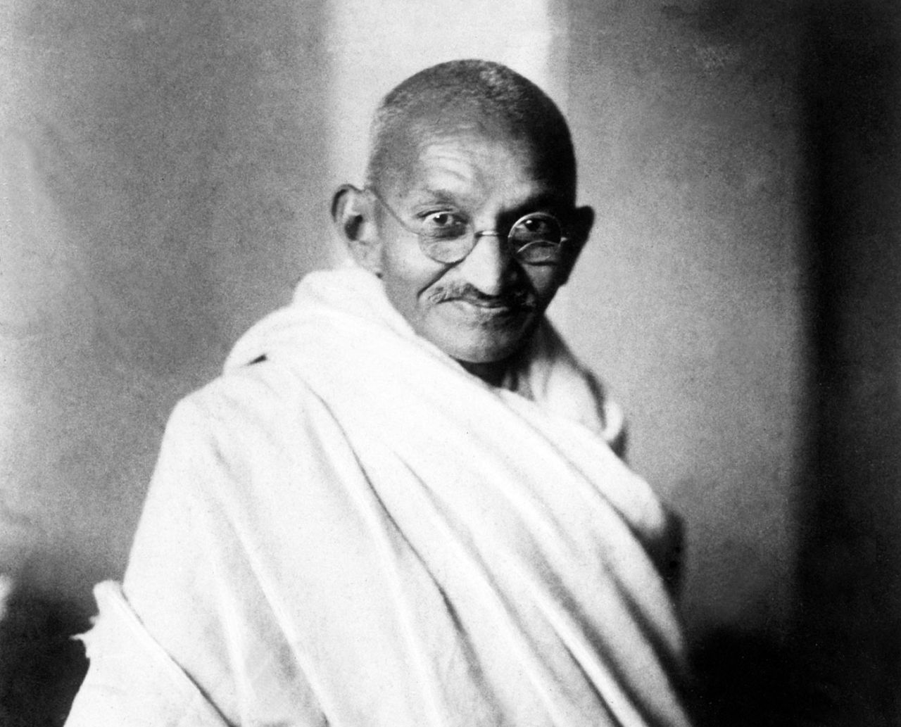 Portrait of Mahatma Gandhi, London, January 1931