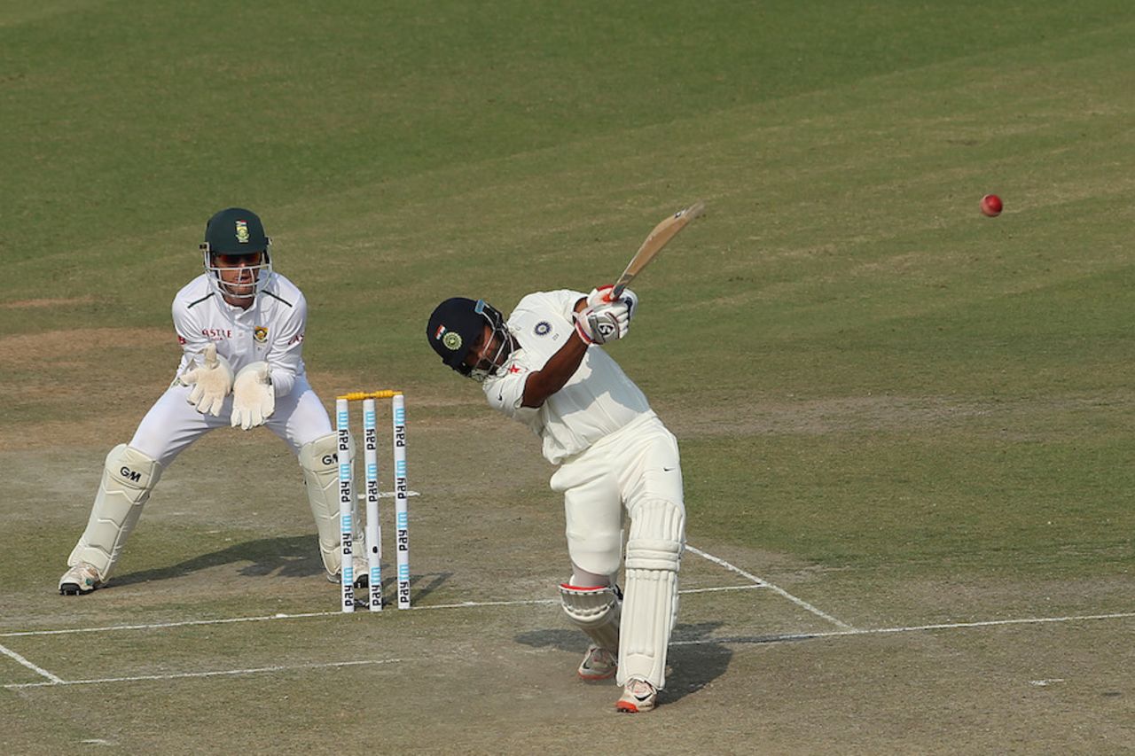 Amit Mishra holed out to deep mid-on, India v South Africa, 1st Test, Mohali, 1st day, November 5, 2015
