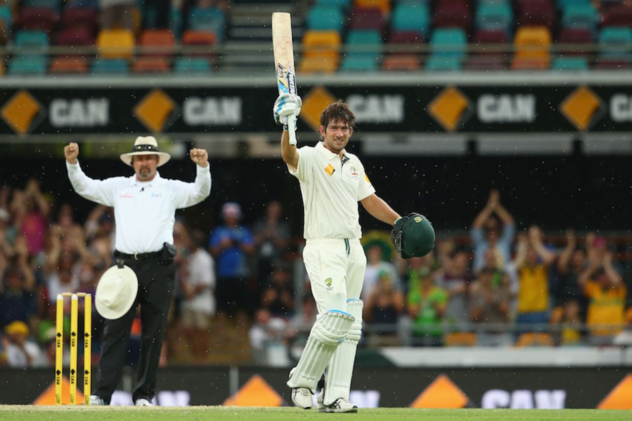Joe Burns struck a rapid century, Australia v New Zealand, 1st Test, Brisbane, 3rd day, November 7, 2015