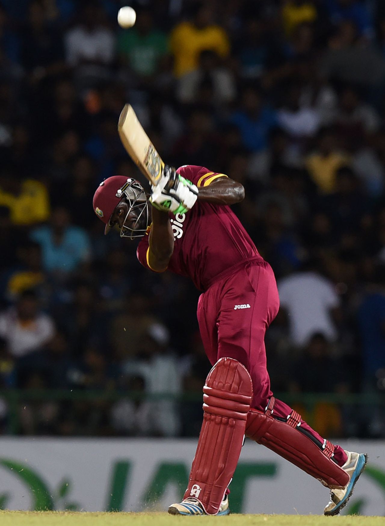 Andre Fletcher hit a spirited half-century, Sri Lanka v West Indies, 1st T20, Pallekele, November 9, 2015