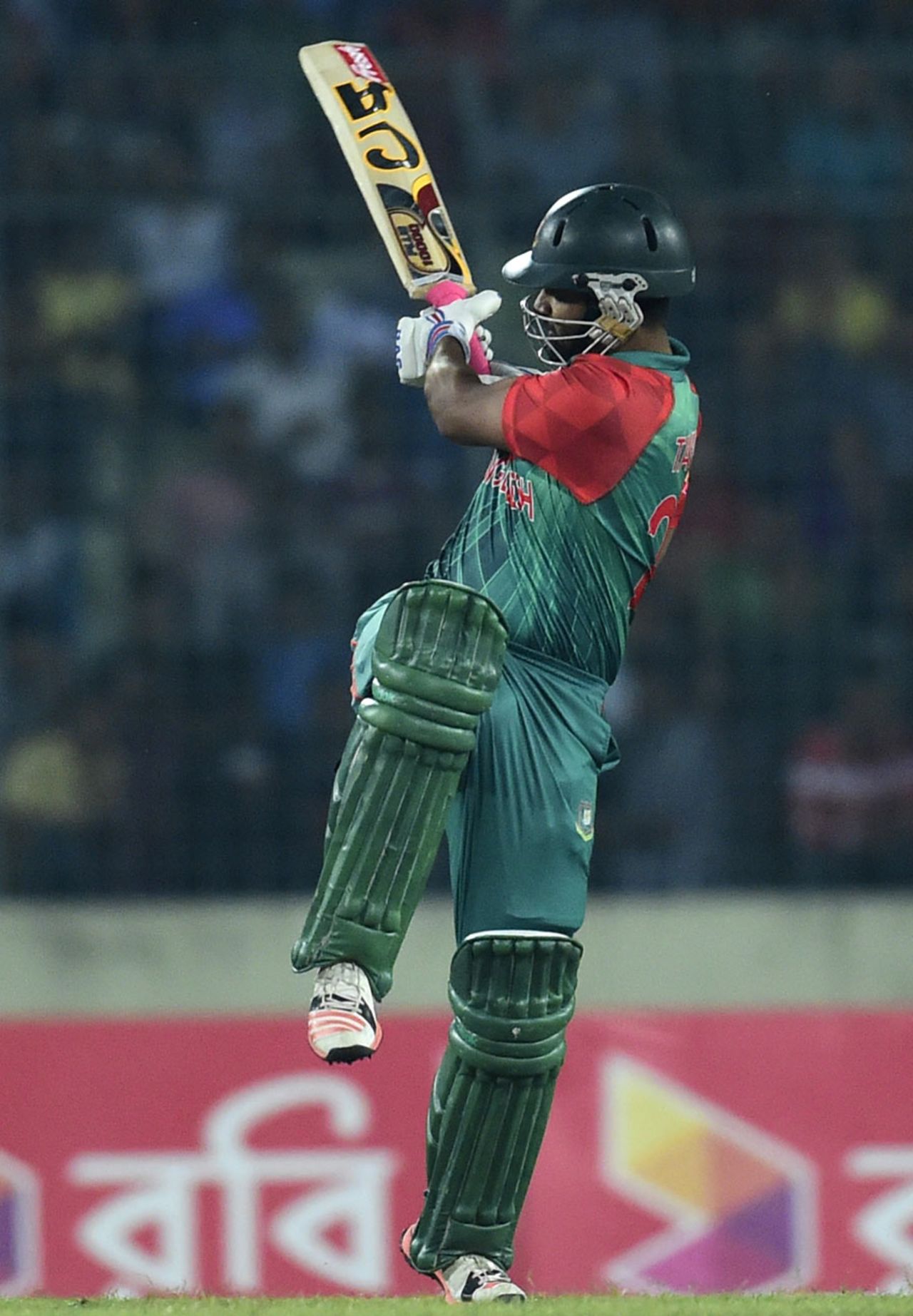 Tamim Iqbal top scored for Bangladesh with 31, Bangladesh v Zimbabwe, 1st T20, Mirpur, November 13, 2015