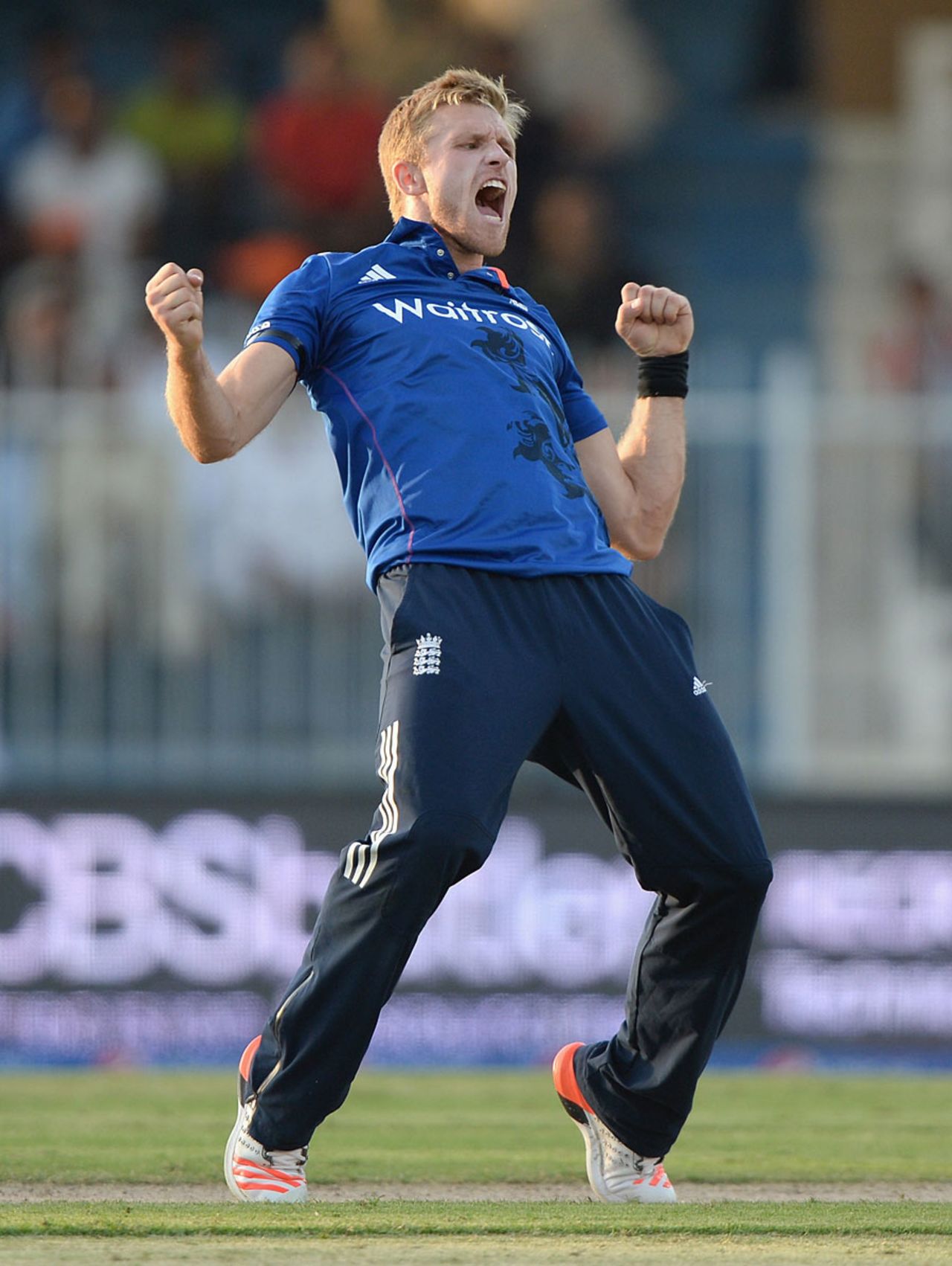 David Willey stopped Mohammad Hafeez in his tracks, Pakistan v England, 3rd ODI, Sharjah, November 17, 2015