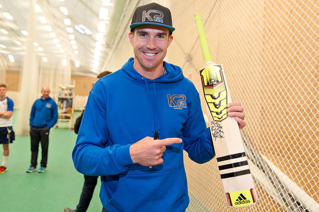 Kevin Pietersen at the launch of the Sprite 24/7 project