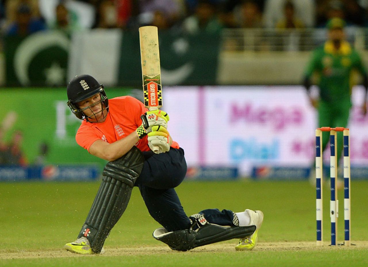 Sam Billings made 53 off 25 balls to help revive England, Pakistan v England, first T20, Dubai, November 26, 2015