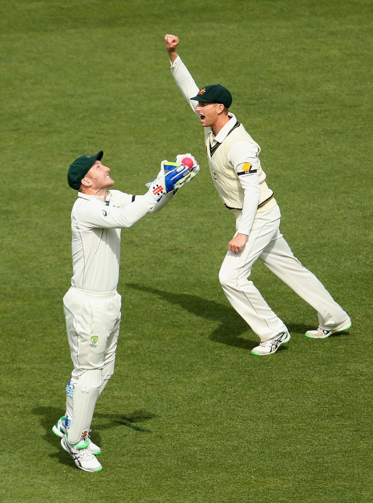 Peter Nevill took a very sharp catch to dismiss Tom Latham, Australia v New Zealand, 3rd Test, Adelaide, November 27, 2015